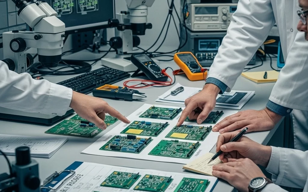 Advanced PCB manufacturers in Chennai working on circuit board development