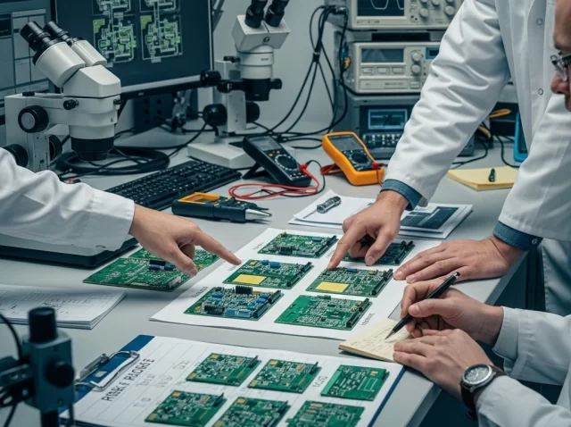 Advanced PCB manufacturers in Chennai working on circuit board development