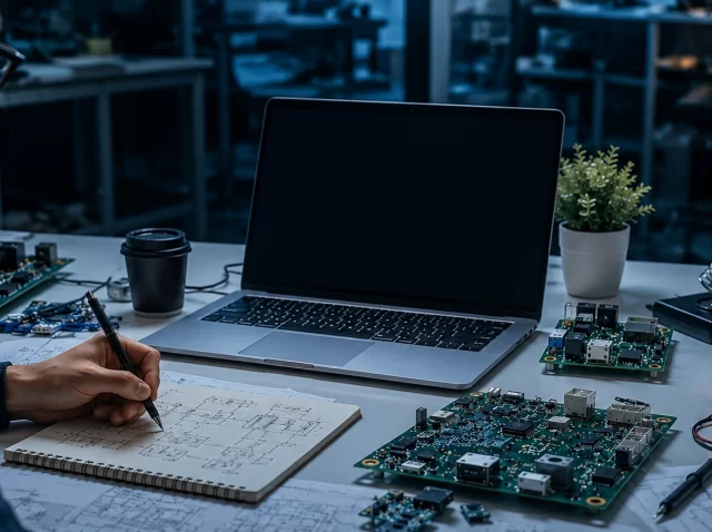Generative AI assisting engineers in hardware product development with AI-driven PCB design, electronic prototyping, and engineering workflow optimization.